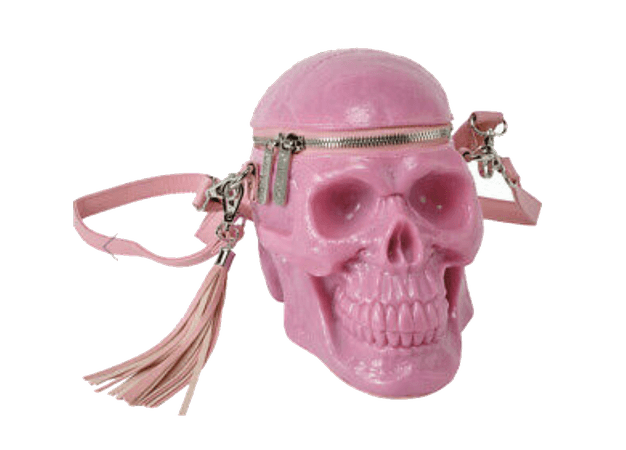 Pink Skull Purse