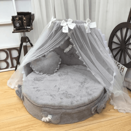 PURPLE PINK BED FOR CAT OR DOG