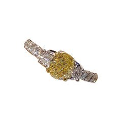 Yellow Diamond Ring For Sale at 1stdibs