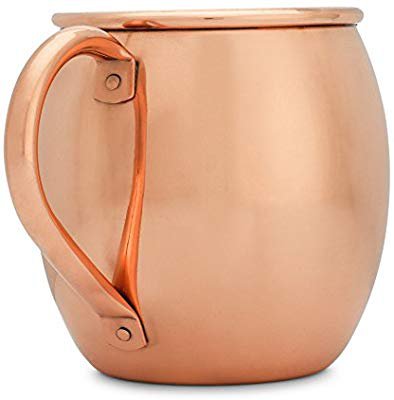 Amazon.com: Copper Mules-Copper Moscow Mule Mug (16 oz) Handcrafted - Riveted Handle - Bonus Ebook: Kitchen & Dining