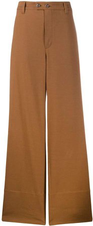 wide panelled chino trousers