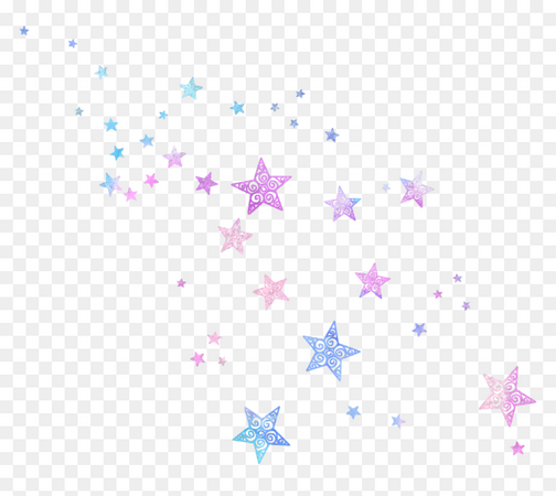az#stars #kawaii #kpop #pink #blue #glitter #sparkle - Pink Glitter Stars Png, Transparent Png - vhv