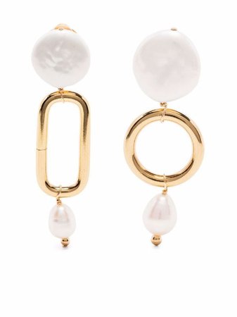 Éliou Deco pearl-embellished earrings - FARFETCH