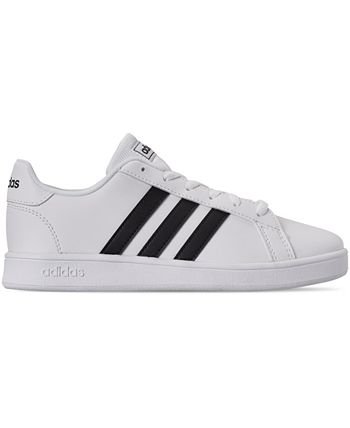 adidas Big Kids' Grand Court Casual Sneakers from Finish Line & Reviews - Finish Line Kids' Shoes - Kids - Macy's