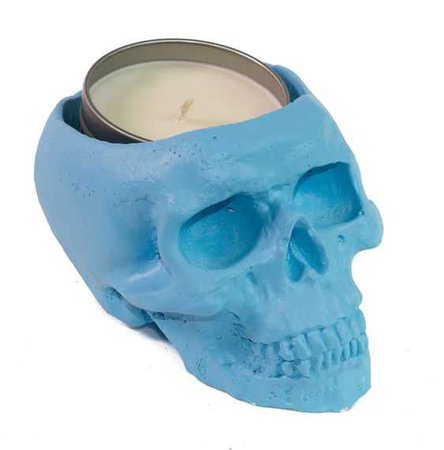 Skull Candle Holder