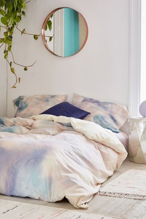 Chelsea Victoria For Deny Unicorn Marble Duvet Cover | Urban Outfitters