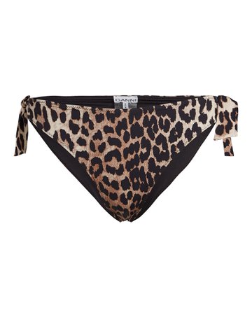 GANNI | Recycled Leopard Bikini Bottoms | INTERMIX®