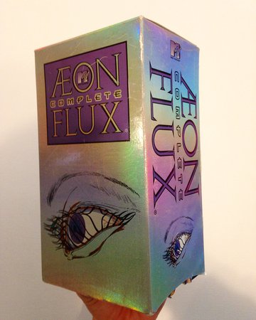 🌈Alyssa Standen on Instagram: “Got the coolest early bday present from Dane. This is hands down the prettiest VHS box set I own. Thanks my love! . . . . . . #AeonFlux…”