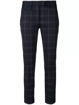 Dondup Checked Slim Trousers
