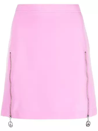 Moschino Zipped Mini Skirt - Farfetch