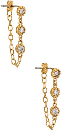 Pica 18k Gold Vermeil Drop Earrings