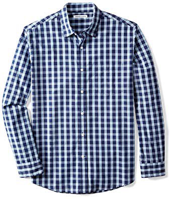 Blue/white plaid shirt