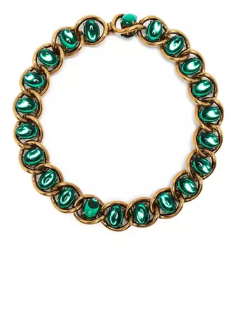 Marni cabochon-embellished Chain Necklace - Farfetch