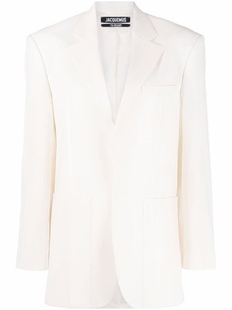 Jacquemus notched-lapel single-breasted Blazer - Farfetch
