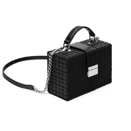 Chic Box Bag Messenger Bag Women Handbags Lady Black Bag Crossbody Messenger Bags Clutch for Woman| | - AliExpress