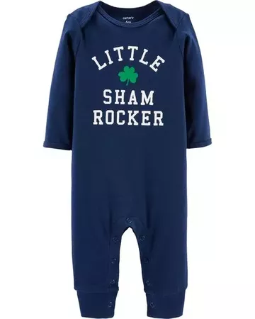 Baby Girl St. Patrick's Day Jumpsuit | Carters.com