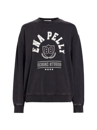 Shop Ena Pelly Varsity Crest Sweater | Saks Fifth Avenue