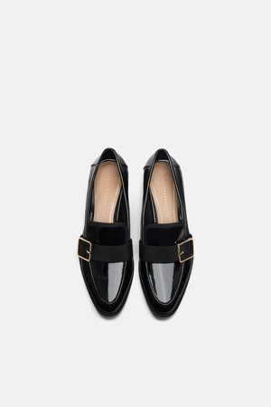 MOCCASINS WITH METAL DETAIL - View all-WOMAN-SHOES | ZARA United Kingdom