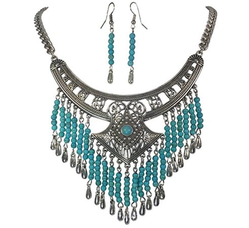 teal necklace - Google Search