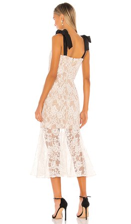 REVOLVE long white lace dress 3