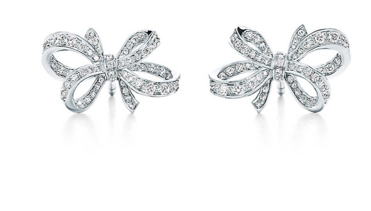 Tiffany Bow Ribbon Earrings