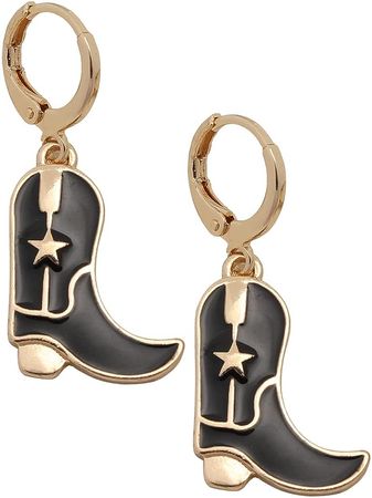 Amazon.com: Cowboy Cowgirl Boot Hat Earrings Cute Western Earrings Gifts Women Dangle Drop Enamel Earrings Cosas Vaqueras Para Mujer: Clothing, Shoes & Jewelry