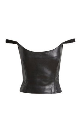 Audra Leather Top By Khaite | Moda Operandi