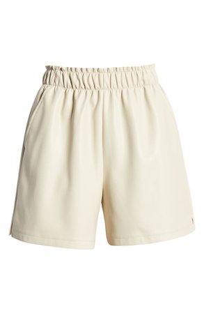 VERO MODA Viola Pull-On Faux Leather Shorts | Nordstrom