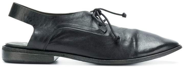 slingback lace-up shoes