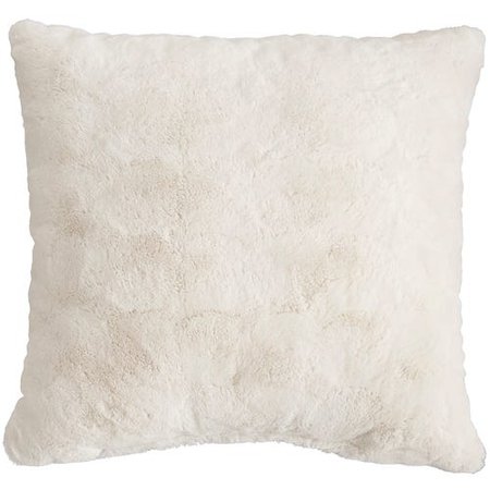 Fuzzy Ivory Pillow | Pier 1