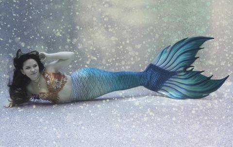Mermaid Tail blue