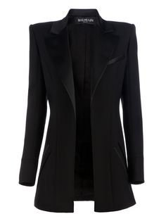 Pinterest balmain black blazer jacket