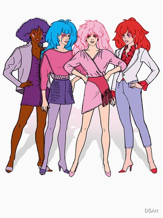 "Jem and the Holograms - Group - Color" T-shirt by DGArt | Redbubble