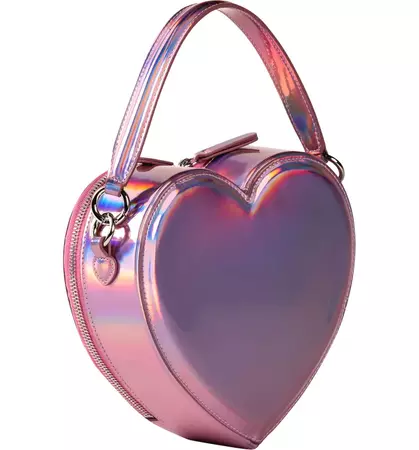 LISELLE KISS Harley Faux Leather Heart Crossbody Bag | Nordstrom