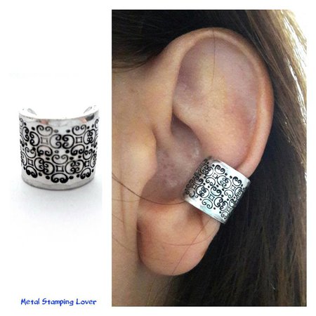 Helix earring Conch earring Ear cuff no piercing Cartilage | Etsy