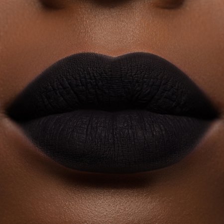 Black Velvet: True Black Matte Velvetines Vegan Lipstick - Lime Crime
