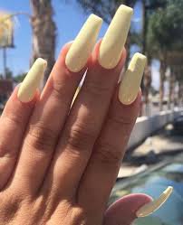 pastel yellow nails - Google Search