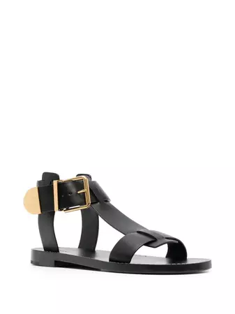 Chloé Rebecca Buckled Leather Sandals - Farfetch