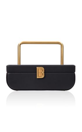 Vanity Leather Top Handle Bag By Brandon Blackwood | Moda Operandi