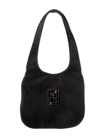 Fendi Vintage Nylon Shoulder Bag - Black Shoulder Bags, Handbags - FEN206043 | The RealReal