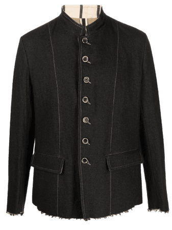 Uma Wang, Raw-edge button-up jacket