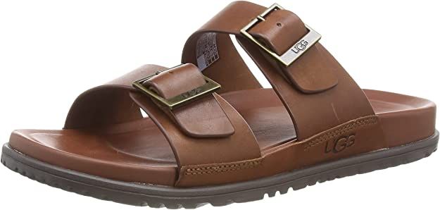 Amazon.com | UGG Men's Wainscott Buckle Slide Sandal | Sandals