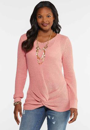 Twist Front Pullover Sweater Sweaters Cato Fashions