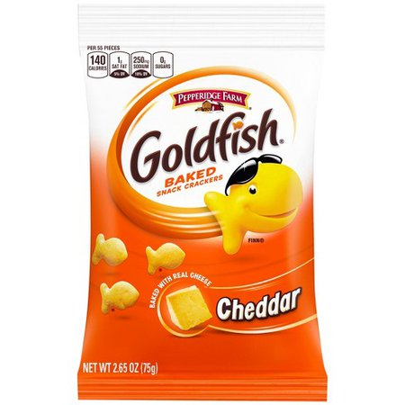 Pepperidge Farm® Goldfish® Cheddar Crackers, 2.65oz Snack Pack : Target