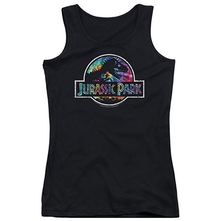 Amazon.com: Jurassic Park Prehistoric Groove Women's Sheer Fitted Tank Top: Clothing
