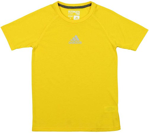 Amazon.com: adidas Youth Boys Climalite Short Sleeve Performance Tee, EQT Yellow, Medium (10-12): Clothing