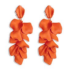 large orange earrings - Google Search