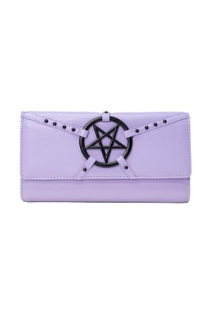 *clipped by @luci-her* Pentagram Harness - Purple Clutch Wallet – Blackcraft Cult