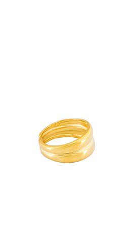 BRACHA Jessie Double Band Ring in Gold | REVOLVE
