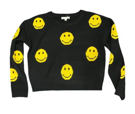 happy face sweater